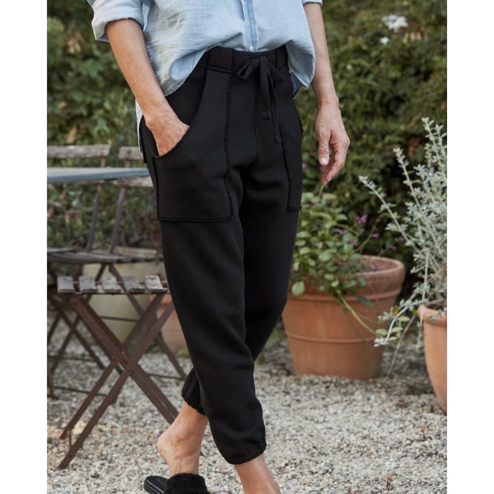 Frank & Eileen women's eamon jogger sweatpants black capsule minimalist